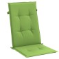 vidaXL Hochlehner-Auflagen 2 Stk. Melange Grün 120x50x4 cm Stoff vidaXL Hochlehner-Auflagen 2 Stk. Melange Grün 120x50x4 cm Stoff