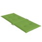vidaXL Hochlehner-Auflagen 2 Stk. Melange Grün 120x50x4 cm Stoff vidaXL Hochlehner-Auflagen 2 Stk. Melange Grün 120x50x4 cm Stoff