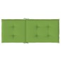 vidaXL Hochlehner-Auflagen 2 Stk. Melange Grün 120x50x4 cm Stoff vidaXL Hochlehner-Auflagen 2 Stk. Melange Grün 120x50x4 cm Stoff