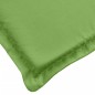 vidaXL Hochlehner-Auflagen 2 Stk. Melange Grün 120x50x4 cm Stoff vidaXL Hochlehner-Auflagen 2 Stk. Melange Grün 120x50x4 cm Stoff