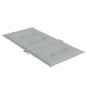 vidaXL Niedriglehner-Auflagen 4 Stk. Melange Hellgrau 100x50x4cm Stoff vidaXL Niedriglehner-Auflagen 4 Stk. Melange Hellgrau 100x50x4cm Stoff