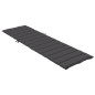 vidaXL Sonnenliegen-Auflage Melange Anthrazit 200x60x4 cm Stoff