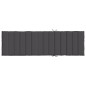 vidaXL Sonnenliegen-Auflage Melange Anthrazit 200x60x4 cm Stoff