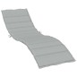 vidaXL Sonnenliegen-Auflage Melange Hellgrau 200x70x4 cm Stoff vidaXL Sonnenliegen-Auflage Melange Hellgrau 200x70x4 cm Stoff