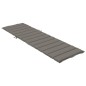 vidaXL Sonnenliegen-Auflage Melange Dunkelgrau 200x50x4 cm Stoff vidaXL Sonnenliegen-Auflage Melange Dunkelgrau 200x50x4 cm Stoff