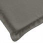 vidaXL Sonnenliegen-Auflage Melange Dunkelgrau 200x50x4 cm Stoff vidaXL Sonnenliegen-Auflage Melange Dunkelgrau 200x50x4 cm Stoff