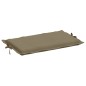 vidaXL Sonnenliegen-Auflage Melange Taupe 186x58x3 cm Stoff vidaXL Sonnenliegen-Auflage Melange Taupe 186x58x3 cm Stoff