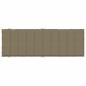 vidaXL Sonnenliegen-Auflage Melange Taupe 186x58x3 cm Stoff vidaXL Sonnenliegen-Auflage Melange Taupe 186x58x3 cm Stoff