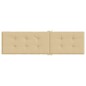 vidaXL Liegestuhl-Auflage Melange Beige (75+105)x50x3 cm Stoff vidaXL Liegestuhl-Auflage Melange Beige (75+105)x50x3 cm Stoff
