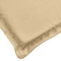 vidaXL Sonnenliegen-Auflage Melange Beige 200x50x4 cm Stoff vidaXL Sonnenliegen-Auflage Melange Beige 200x50x4 cm Stoff