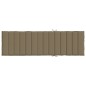 vidaXL Sonnenliegen-Auflage Melange Taupe 200x60x4 cm Stoff vidaXL Sonnenliegen-Auflage Melange Taupe 200x60x4 cm Stoff
