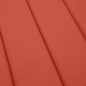 vidaXL Sonnenliegen-Auflage Melange Rot 200x60x4 cm Stoff vidaXL Sonnenliegen-Auflage Melange Rot 200x60x4 cm Stoff