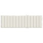 vidaXL Sonnenliegen-Auflage Melange Creme 200x70x4 cm Stoff vidaXL Sonnenliegen-Auflage Melange Creme 200x70x4 cm Stoff