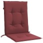 vidaXL Niedriglehner-Auflagen 4 Stk. Melange Weinrot 100x50x4 cm Stoff vidaXL Niedriglehner-Auflagen 4 Stk. Melange Weinrot 100x50x4 cm Stoff