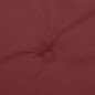 vidaXL Niedriglehner-Auflagen 4 Stk. Melange Weinrot 100x50x4 cm Stoff vidaXL Niedriglehner-Auflagen 4 Stk. Melange Weinrot 100x50x4 cm Stoff