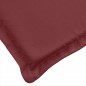 vidaXL Niedriglehner-Auflagen 4 Stk. Melange Weinrot 100x50x4 cm Stoff vidaXL Niedriglehner-Auflagen 4 Stk. Melange Weinrot 100x50x4 cm Stoff