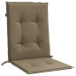 vidaXL Niedriglehner-Auflagen 6 Stk. Melange Taupe 100x50x4 cm Stoff vidaXL Niedriglehner-Auflagen 6 Stk. Melange Taupe 100x50x4 cm Stoff