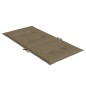 vidaXL Niedriglehner-Auflagen 6 Stk. Melange Taupe 100x50x4 cm Stoff vidaXL Niedriglehner-Auflagen 6 Stk. Melange Taupe 100x50x4 cm Stoff