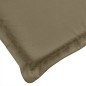 vidaXL Niedriglehner-Auflagen 6 Stk. Melange Taupe 100x50x4 cm Stoff vidaXL Niedriglehner-Auflagen 6 Stk. Melange Taupe 100x50x4 cm Stoff