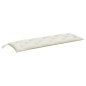 vidaXL Gartenbank-Auflage Melange Creme 150x50x7 cm Stoff vidaXL Gartenbank-Auflage Melange Creme 150x50x7 cm Stoff