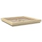 vidaXL Bettgestell mit LED Sonoma-Eiche 200x200 cm Holzwerkstoff vidaXL Bettgestell mit LED Sonoma-Eiche 200x200 cm Holzwerkstoff