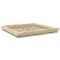 vidaXL Bettgestell mit LED Sonoma-Eiche 180x200cm Holzwerkstoff vidaXL Bettgestell mit LED Sonoma-Eiche 180x200cm Holzwerkstoff