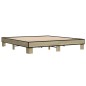 vidaXL Bettgestell Sonoma-Eiche 180x200 cm Holzwerkstoff und Metall vidaXL Bettgestell Sonoma-Eiche 180x200 cm Holzwerkstoff und Metall