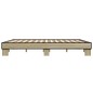 vidaXL Bettgestell Sonoma-Eiche 180x200 cm Holzwerkstoff und Metall vidaXL Bettgestell Sonoma-Eiche 180x200 cm Holzwerkstoff und Metall