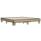 vidaXL Bettgestell Sonoma-Eiche 160x200 cm Holzwerkstoff und Metall vidaXL Bettgestell Sonoma-Eiche 160x200 cm Holzwerkstoff und Metall
