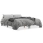 vidaXL Bettgestell Grau Sonoma 150x200 cm Holzwerkstoff und Metall vidaXL Bettgestell Grau Sonoma 150x200 cm Holzwerkstoff und Metall