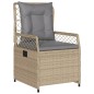 vidaXL 5-tlg. Garten-Essgruppe mit Kissen Beige Poly Rattan vidaXL 5-tlg. Garten-Essgruppe mit Kissen Beige Poly Rattan