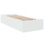 vidaXL Bettgestell Weiß 75x190 cm Holzwerkstoff vidaXL Bettgestell Weiß 75x190 cm Holzwerkstoff