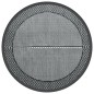 vidaXL Outdoor-Teppich Grau Ø120 cm PP vidaXL Outdoor-Teppich Grau Ø120 cm PP