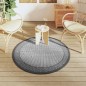 vidaXL Outdoor-Teppich Grau Ø120 cm PP vidaXL Outdoor-Teppich Grau Ø120 cm PP