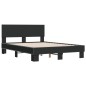 vidaXL Bettgestell Schwarz 140x200 cm Holzwerkstoff und Metall vidaXL Bettgestell Schwarz 140x200 cm Holzwerkstoff und Metall