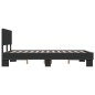 vidaXL Bettgestell Schwarz 140x200 cm Holzwerkstoff und Metall vidaXL Bettgestell Schwarz 140x200 cm Holzwerkstoff und Metall