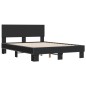 vidaXL Bettgestell Schwarz 120x190 cm Holzwerkstoff und Metall vidaXL Bettgestell Schwarz 120x190 cm Holzwerkstoff und Metall