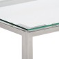 vidaXL Konsolentisch Silbern Edelstahl und Hartglas vidaXL Konsolentisch Silbern Edelstahl und Hartglas