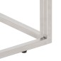 vidaXL Couchtisch Silbern Edelstahl und Massivholz Akazie vidaXL Couchtisch Silbern Edelstahl und Massivholz Akazie