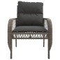 vidaXL 4-tlg. Garten-Sofagarnitur mit Kissen Grau Poly Rattan vidaXL 4-tlg. Garten-Sofagarnitur mit Kissen Grau Poly Rattan