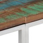 vidaXL Konsolentisch Silbern Edelstahl und Altholz Massiv vidaXL Konsolentisch Silbern Edelstahl und Altholz Massiv