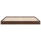 vidaXL Bettgestell Braun Eichen-Optik 200x200 cm Holzwerkstoff vidaXL Bettgestell Braun Eichen-Optik 200x200 cm Holzwerkstoff