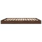 vidaXL Bettgestell Braun Eichen-Optik 200x200 cm Holzwerkstoff vidaXL Bettgestell Braun Eichen-Optik 200x200 cm Holzwerkstoff