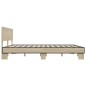 vidaXL Bettgestell Sonoma-Eiche 180x200 cm Holzwerkstoff und Metall vidaXL Bettgestell Sonoma-Eiche 180x200 cm Holzwerkstoff und Metall