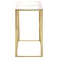 vidaXL Konsolentisch Golden Edelstahl und Hartglas vidaXL Konsolentisch Golden Edelstahl und Hartglas