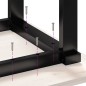 vidaXL Esstisch-Gestell in O-Form 120x60x73 cm Gusseisen vidaXL Esstisch-Gestell in O-Form 120x60x73 cm Gusseisen
