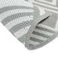 vidaXL Outdoor-Teppich Grau Ø120 cm PP vidaXL Outdoor-Teppich Grau Ø120 cm PP