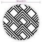 vidaXL Outdoor-Teppich Grau Ø120 cm PP vidaXL Outdoor-Teppich Grau Ø120 cm PP