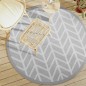 vidaXL Outdoor-Teppich Grau Ø160 cm PP vidaXL Outdoor-Teppich Grau Ø160 cm PP