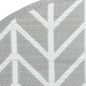 vidaXL Outdoor-Teppich Grau Ø160 cm PP vidaXL Outdoor-Teppich Grau Ø160 cm PP